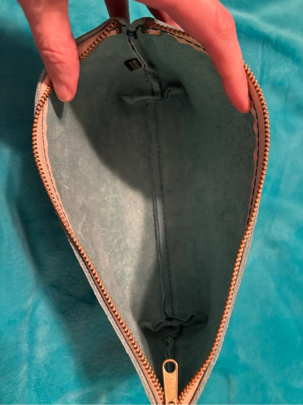 Portland Leather utility bag- Dark Teal